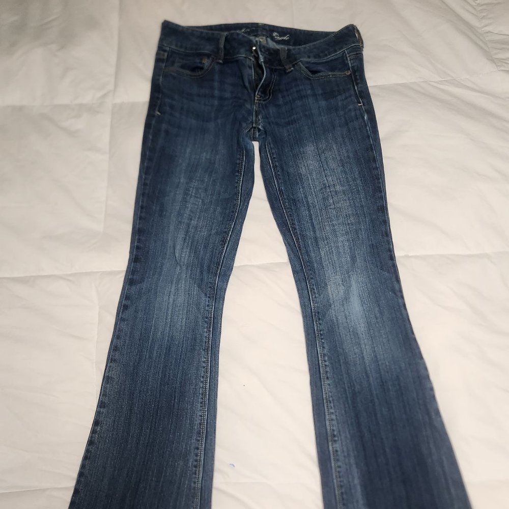AE Low Cut/Boot Leg Jeans Size 4R